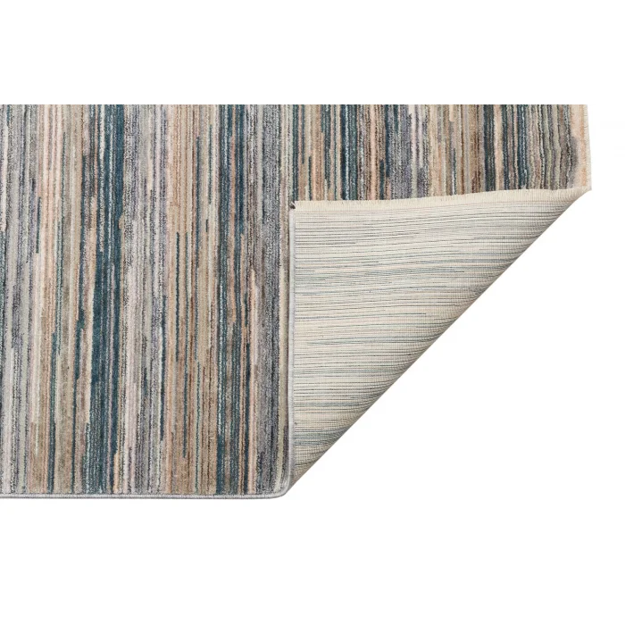 PERU HALI 0081 Kolay Kullanımlı Eskitme ve Modern Desenli Viskon Polyester Şık Makine Halısı