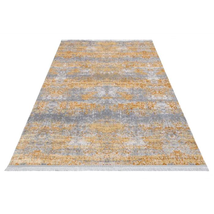 SATEEN HALI 0216 Hav Toz Vermez Yıkanabilir Kaymaz İnce Dokuma Modern Halı