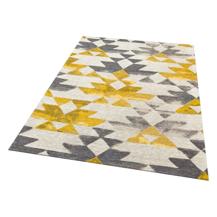 SMART HALI 0519 Kolay Kullanımlı Çok Renkli Modern İnce Dokuma Halı