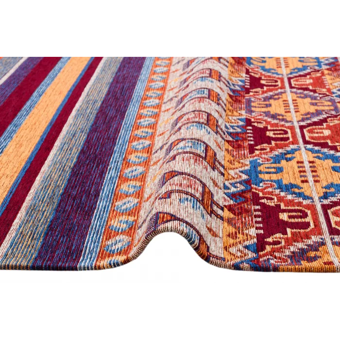 SMART HALI 0686 Kolay Kullanımlı Çok Renkli Modern İnce Dokuma Halı