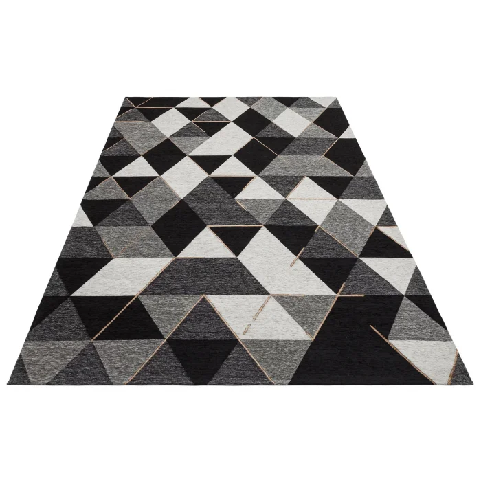 SMART HALI 0745 Kolay Kullanımlı Çok Renkli Modern İnce Dokuma Halı