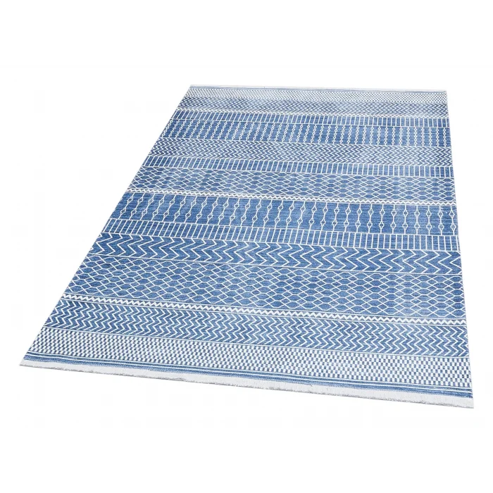 PUNTO KILIM 0029 Yıkanabilir Kaymaz Tabanlı Modern ve Geleneksel Desenli Kilim