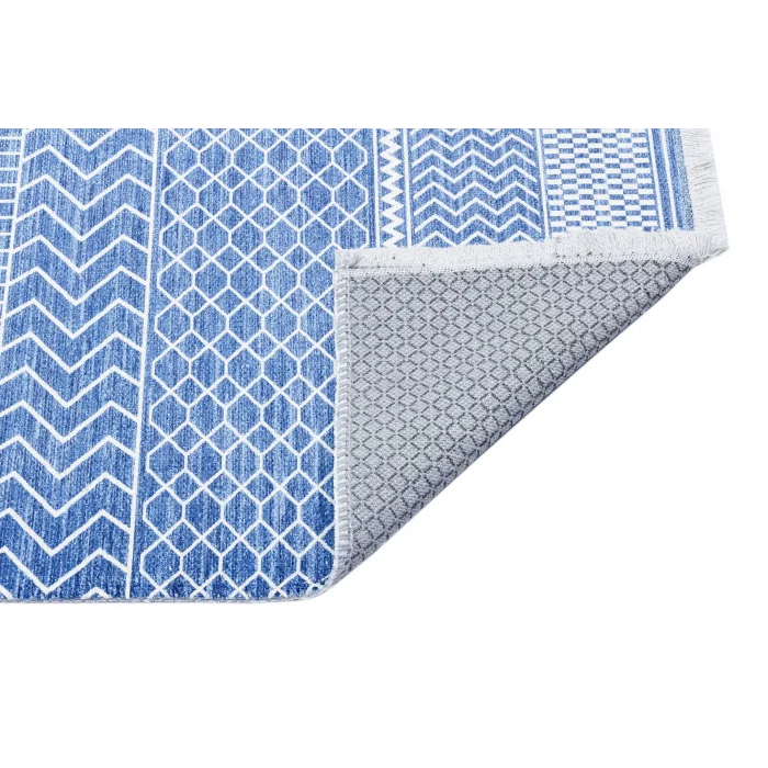 PUNTO KILIM 0029 Yıkanabilir Kaymaz Tabanlı Modern ve Geleneksel Desenli Kilim