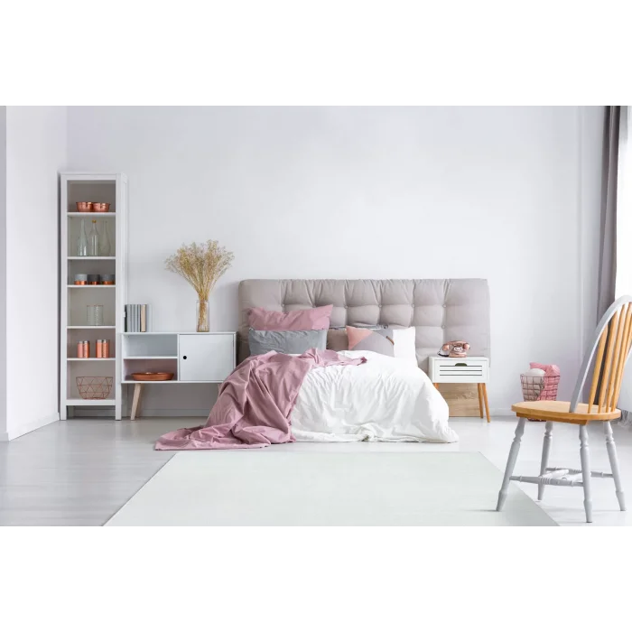 SATEEN HALI 0249 Hav Toz Vermez Yıkanabilir Kaymaz İnce Dokuma Modern Halı