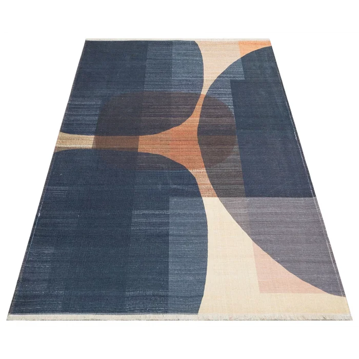 Ruby RB 06 D.Multy Yıkanabilir Kolay Kullanımlı Modern ve Geleneksel Desenlere Sahip Renkli Kilim