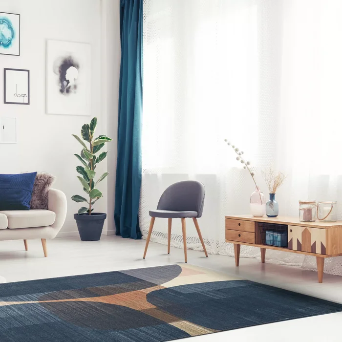 Ruby RB 06 D.Multy Yıkanabilir Kolay Kullanımlı Modern ve Geleneksel Desenlere Sahip Renkli Kilim