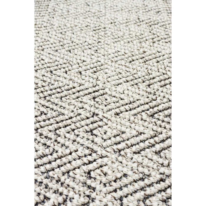 Soho Sh 01 Grey Hav Vermeyen Özel Ipler Ile Üretilen Etnik Örgü Desenlere Sahip Makine Halısı