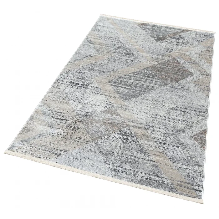 SOLE HALI 0041 Kolay Kullanımlı Hav Toz Vermez Çok Renkli Parlak Modern Makine Halısı