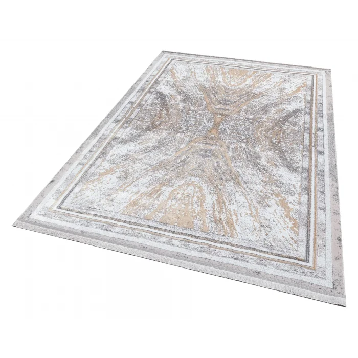 SATEEN HALI 0315 Hav Toz Vermez Yıkanabilir Kaymaz İnce Dokuma Modern Halı