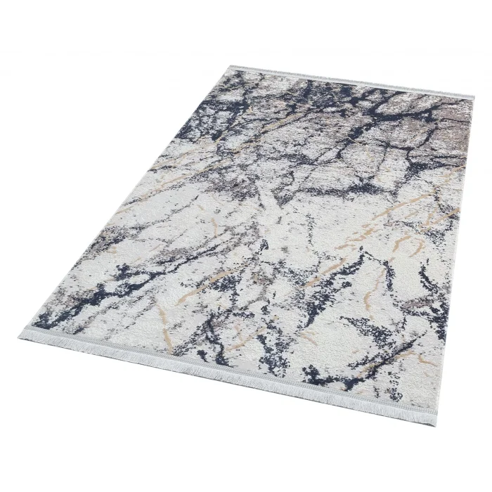 SATEEN HALI 0303 Hav Toz Vermez Yıkanabilir Kaymaz İnce Dokuma Modern Halı