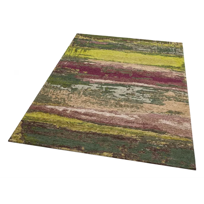 SMART HALI 0385 Kolay Kullanımlı Çok Renkli Modern İnce Dokuma Halı