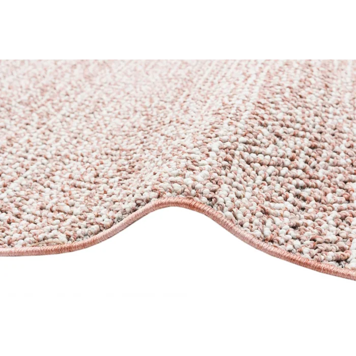 Soho Sh 01 Rose Grey Hav Vermeyen Özel Ipler Ile Üretilen Etnik Örgü Desenlere Sahip Makine Halısı