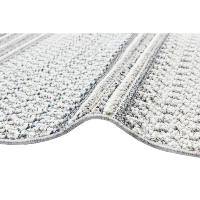 Soho Sh 05 Ivory Grey Hav Vermeyen Özel Ipler Ile Üretilen Etnik Örgü Desenlere Sahip Makine Halısı