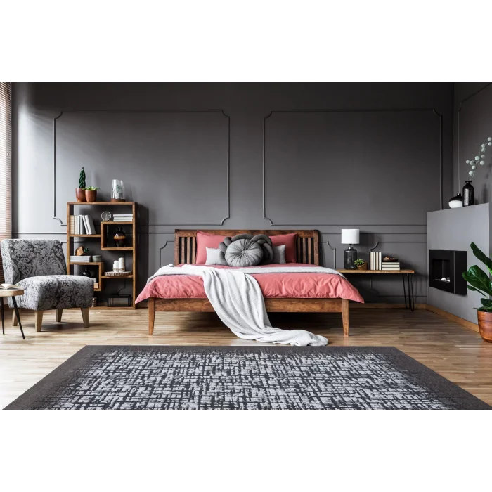 SMART HALI 0705 Kolay Kullanımlı Çok Renkli Modern İnce Dokuma Halı