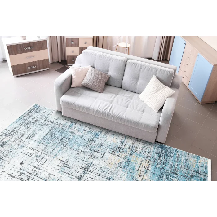 VERONA HALI 0285 Kolay Kullanımlı Yumuşak İpeksi Tuşeli Yüksek Alçak Oymalı Modern İnce Makine Halısı