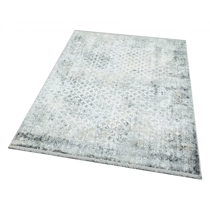 VERONA HALI 0189 Kolay Kullanımlı Yumuşak İpeksi Tuşeli Yüksek Alçak Oymalı Modern İnce Makine Halısı