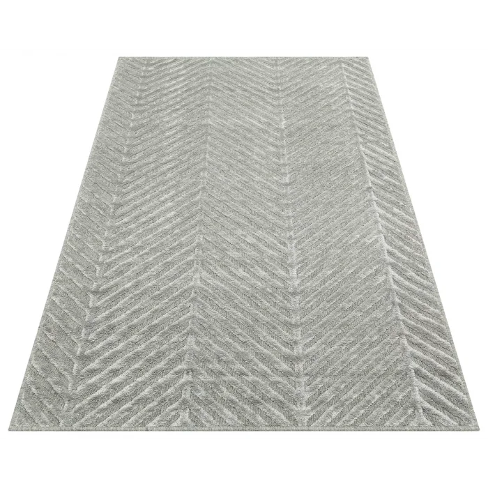 ZENITH HALI 0029 Yüksek Alçak Dokulu Naturel Yün ve Viskon Modern Dokuma Halı