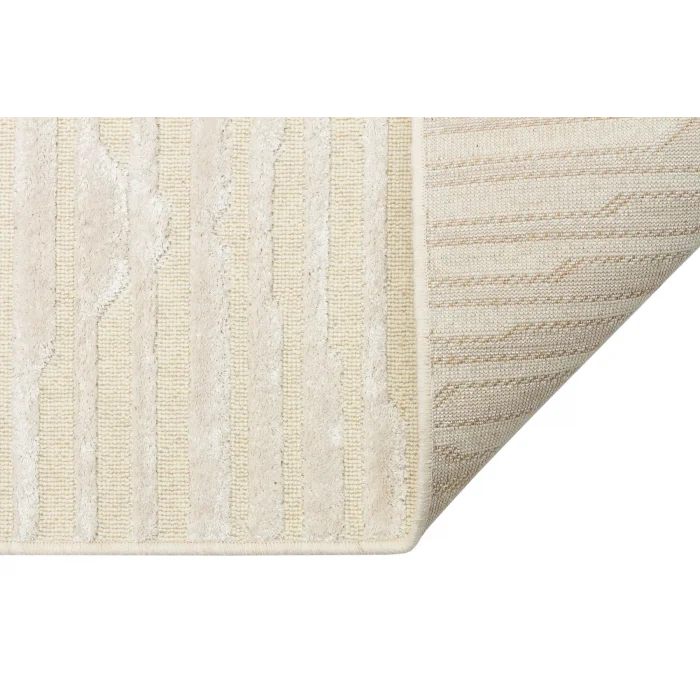 ZENITH HALI 0065 Yüksek Alçak Dokulu Naturel Yün ve Viskon Modern Dokuma Halı