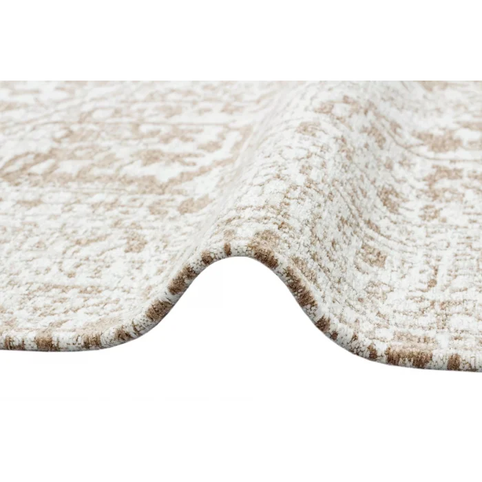 TOLEDO HALI 0014 Hav Toz Vermez Antibakteriyel Vintage Desenli Yıkanabilir İnce Dokuma Halı