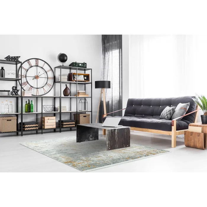 VERONA HALI 0061 Kolay Kullanımlı Yumuşak İpeksi Tuşeli Yüksek Alçak Oymalı Modern İnce Makine Halısı