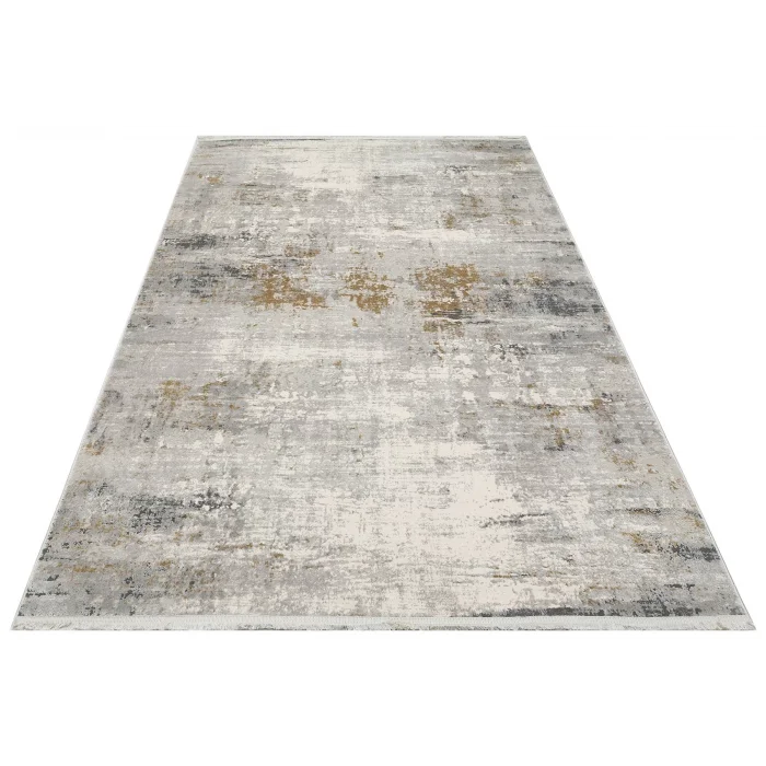 LAGOS HALI 0053 Hav Toz Vermez Eskitme Desenli Modern Makine Halısı