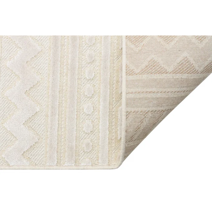 ZENITH HALI 0099 Yüksek Alçak Dokulu Naturel Yün ve Viskon Modern Dokuma Halı