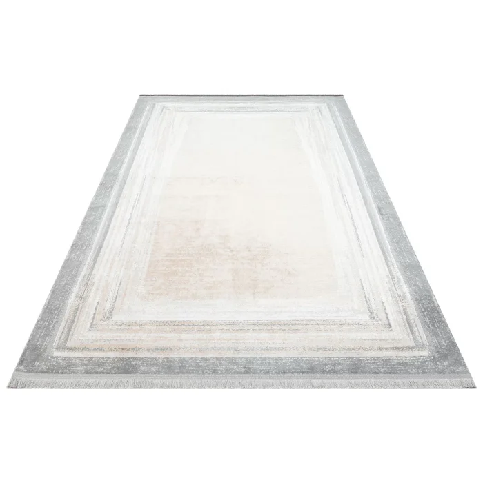 SATEEN HALI 0448 Hav Toz Vermez Yıkanabilir Kaymaz İnce Dokuma Modern Halı