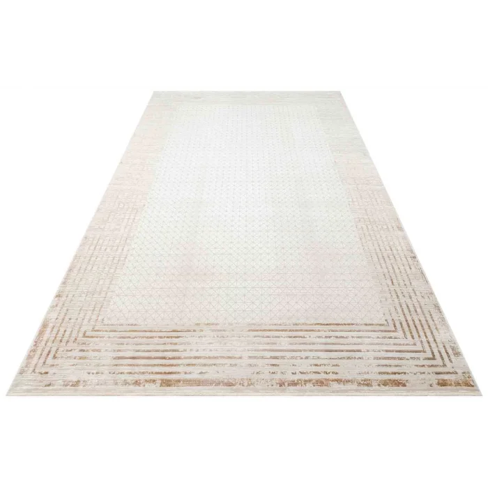 MAHAL HALI 0010 Art Deco Desenli Yüksek Kalite Sık Dokuma Salon Halısı