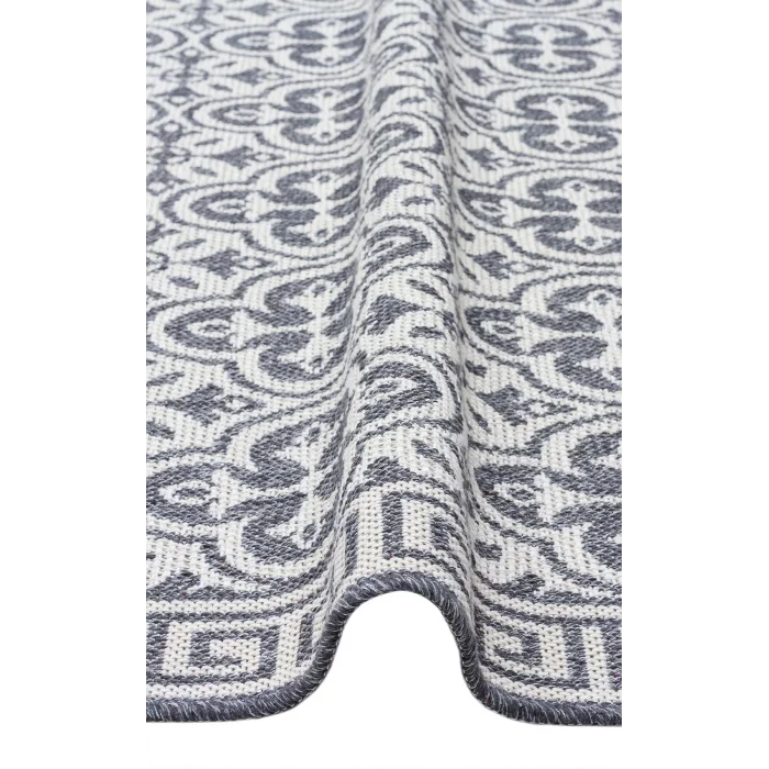 PANAMA KILIM 0017 Natural Yıkanabilir Kaymaz Tabanlı Tok Dokuma Kilim