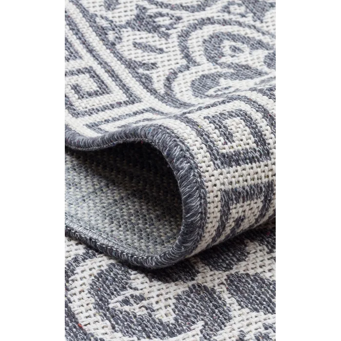 PANAMA KILIM 0017 Natural Yıkanabilir Kaymaz Tabanlı Tok Dokuma Kilim