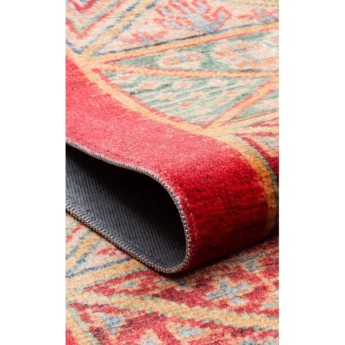 Antique ATK 04 Multy Yıkanabilir Modern Ve Etnik Desenli Kaymaz Tabanlı Makine Halısı