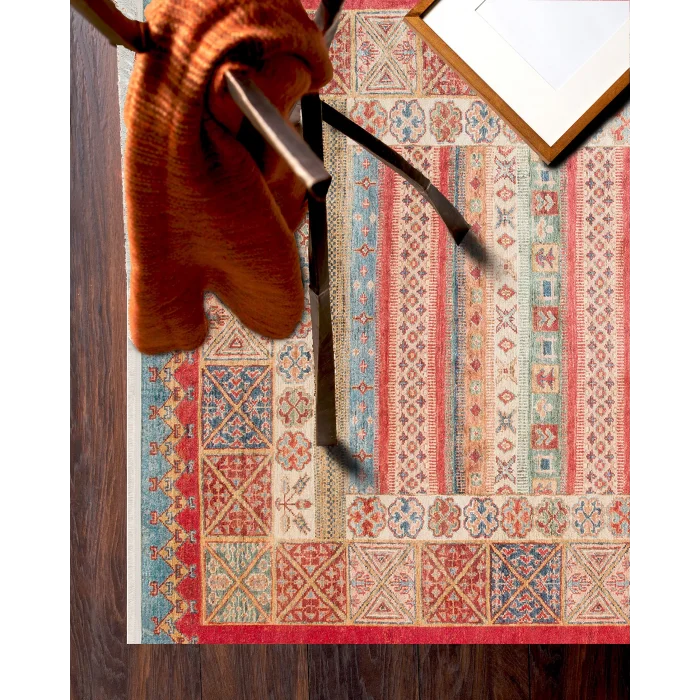 Antique ATK 04 Multy Yıkanabilir Modern Ve Etnik Desenli Kaymaz Tabanlı Makine Halısı