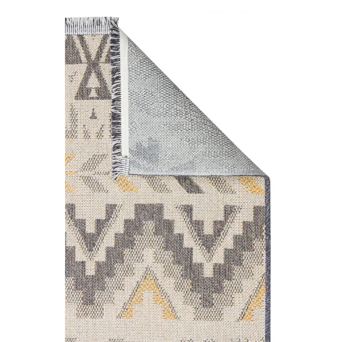 PANAMA KILIM 0024 Natural Yıkanabilir Kaymaz Tabanlı Tok Dokuma Kilim