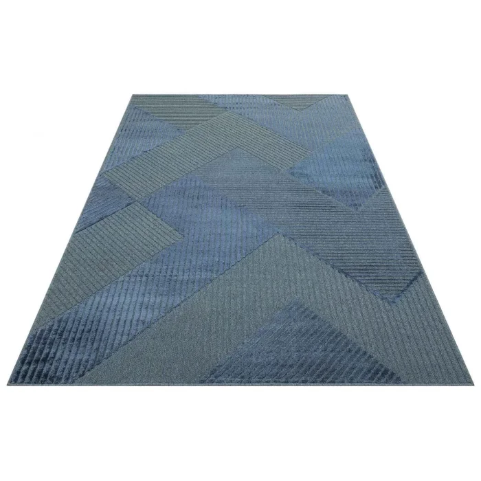 ZENITH DYED HALI 0013 Yüksek Alçak Dokulu Naturel Yün ve Viskon Modern Dokuma Halı