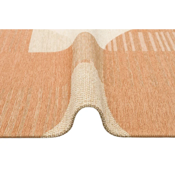 Brooklyn Brk 13 Natural Beıge 0187 Hasır Görünümlü Kaymaz Renkli Dokuma Modern Kilim