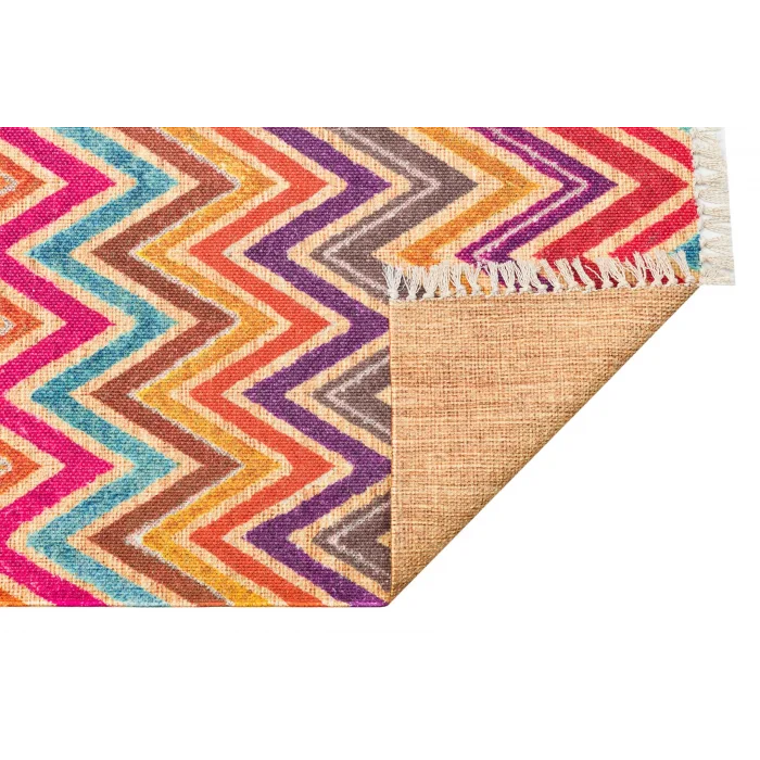 Asos As 09 Multy Jüt Hasır Görünümlü Hav Toz Vermeyen Çift Taraflı Kullanılabilen Yıkanabilir Kilim