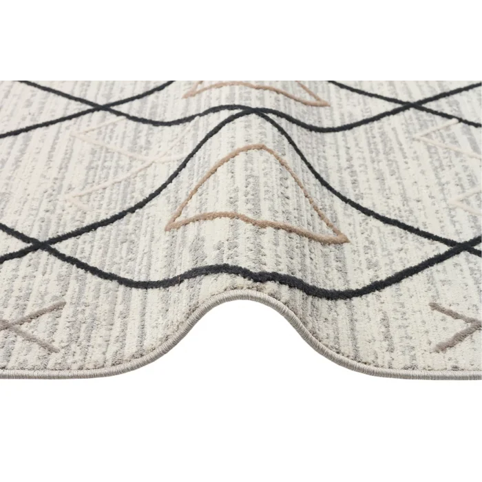 NOMAD HALI 0003 Moroccon ve Etnik Desenli Hav Toz Vermez İnce Dokuma Halı