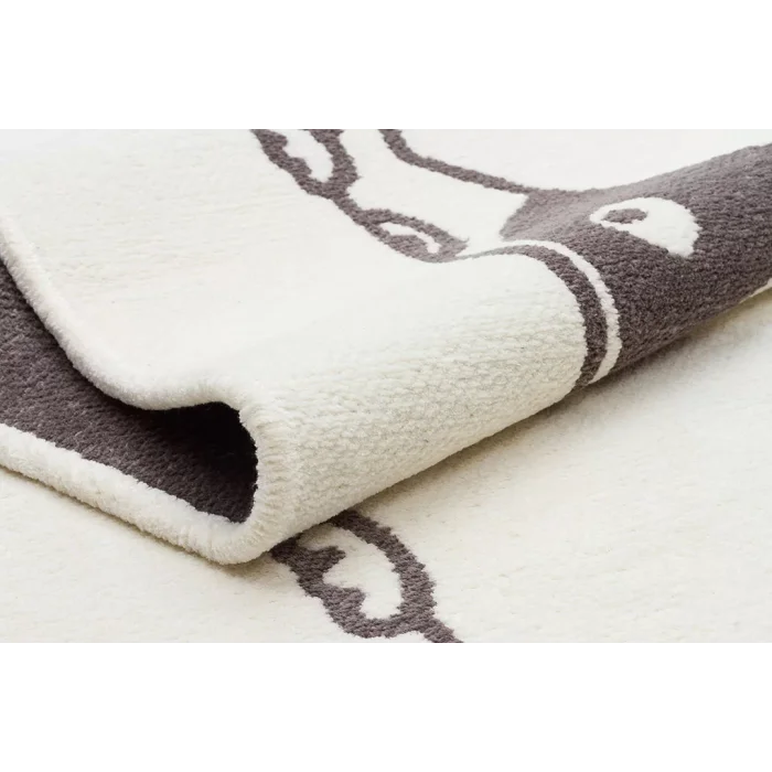 MIA COTTON HALI 0001 Yıkanabilir Çift Taraflı Pofuduk Dokuma Pamuk Kilim