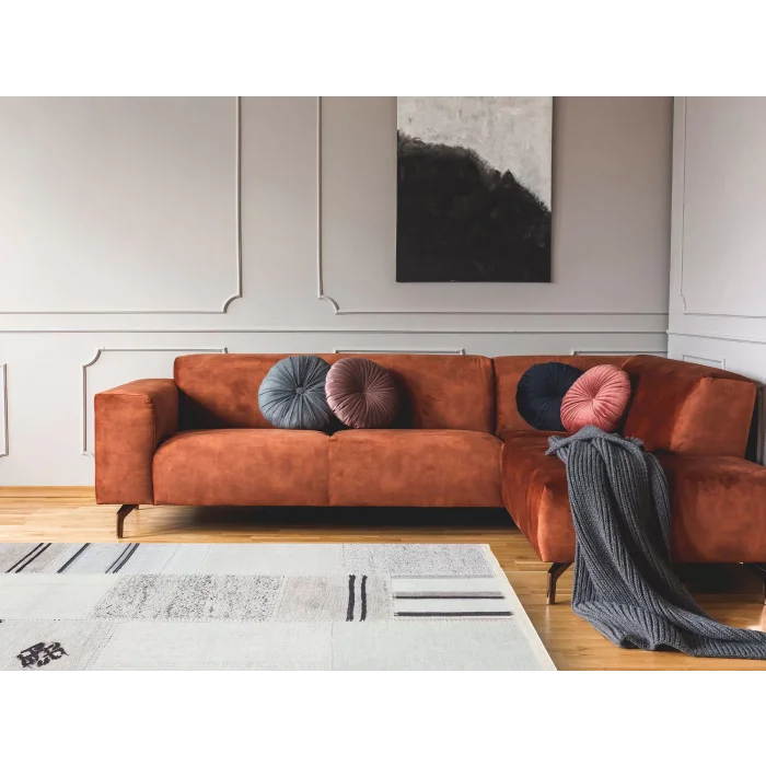 Ruby RB 13 Natural Black Yıkanabilir Kolay Kullanımlı Modern ve Geleneksel Desenlere Sahip Renkli Kilim