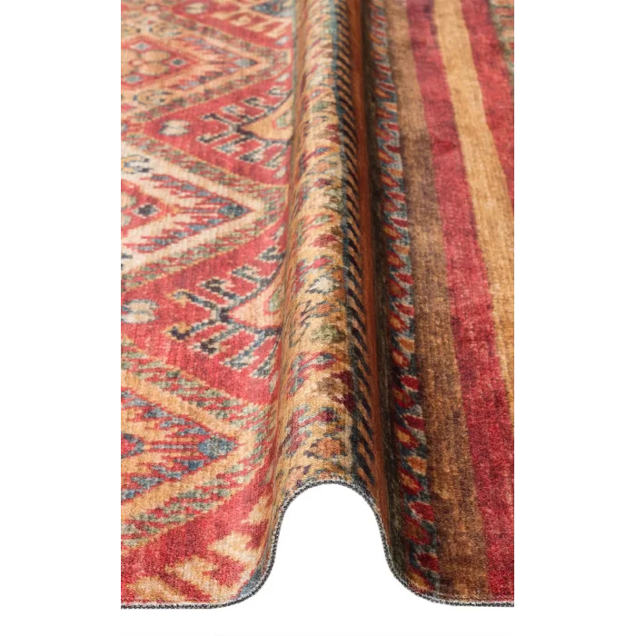 Antique ATK 05 Multy Yıkanabilir Modern Ve Etnik Desenli Kaymaz Tabanlı Makine Halısı
