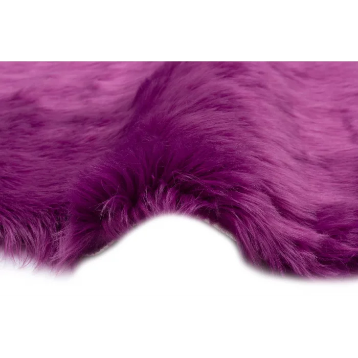 LOVELY POST 0312 Yumuşak Dokulu Uzun Tüylü Yıkanabilir Kuzu Postu