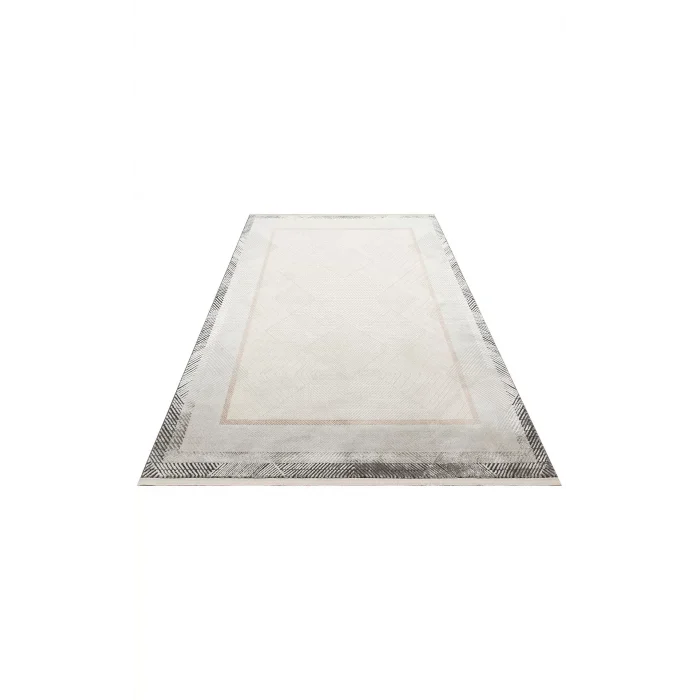 LISBON HALI 0049 Parlak Dokulu Modern Desenli Renkli Metalik Işıltılı Makine Halısı