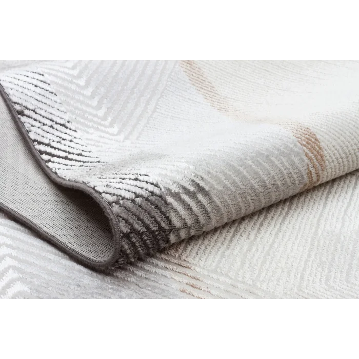 LISBON HALI 0049 Parlak Dokulu Modern Desenli Renkli Metalik Işıltılı Makine Halısı