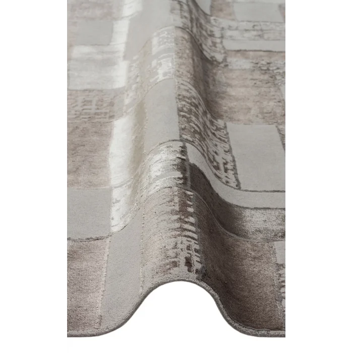 TORINO HALI 0066 Sık Dokuma Dökümlü Yere Oturan Hav Toz Vermez Yıkanabilir Kaymaz Tabanlı Modern Halı