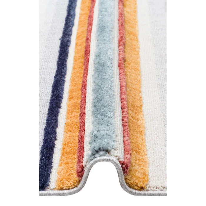 Terazzo 02 Multy Hav Toz Vermez Yumuşak Dokulu Etnik Örgü Desenlere Sahip Modern İskindinav Halı