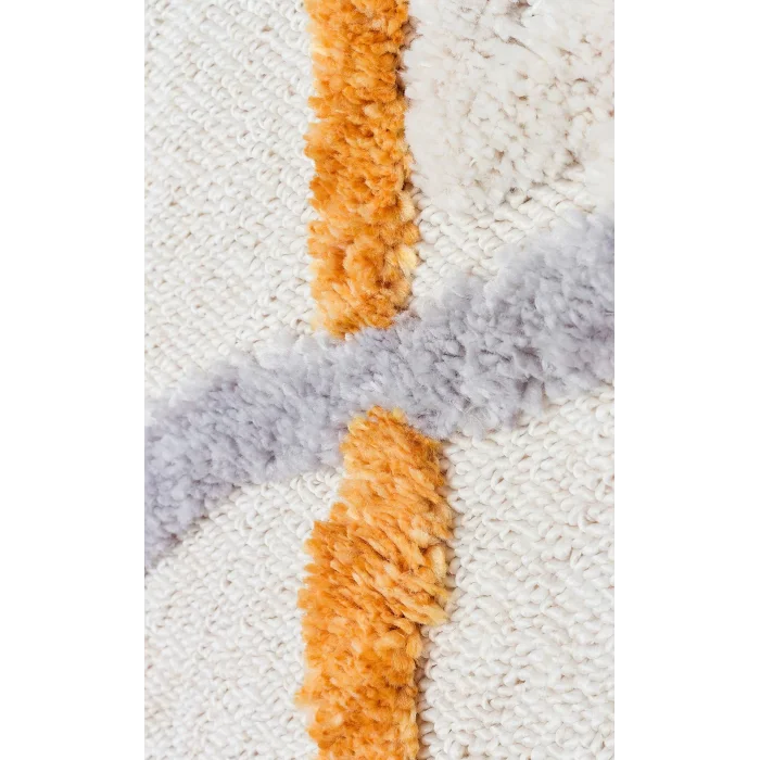 Terazzo 03 Multy Hav Toz Vermez Yumuşak Dokulu Etnik Örgü Desenlere Sahip Modern İskindinav Halı