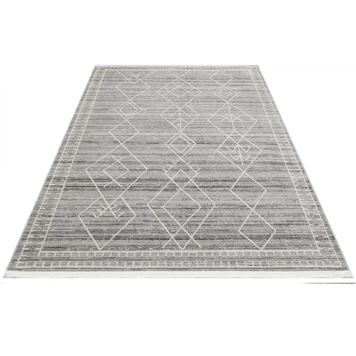 NOMAD HALI 0013 Moroccon ve Etnik Desenli Hav Toz Vermez İnce Dokuma Halı