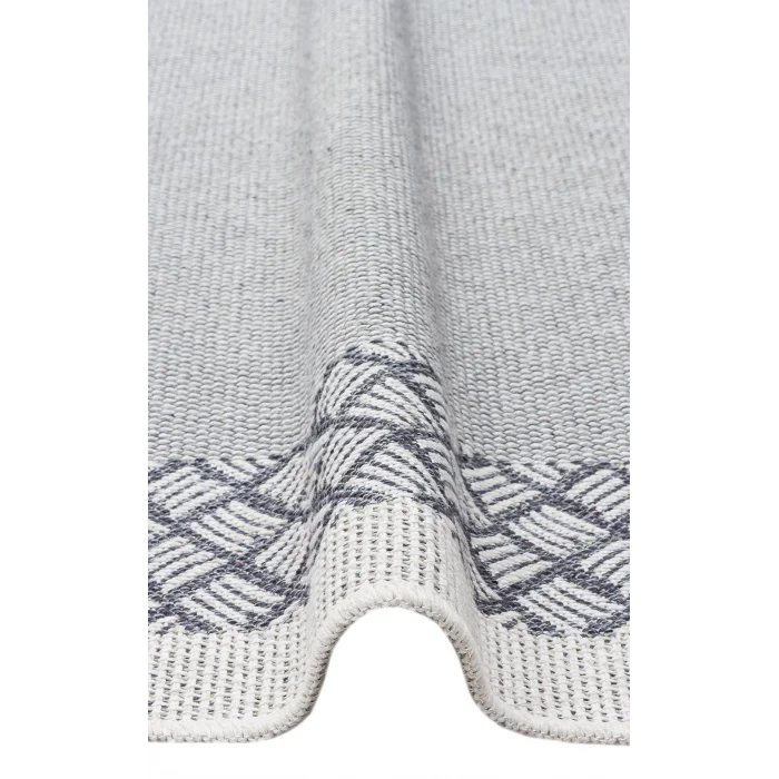 PANAMA KILIM 0007 Natural Yıkanabilir Kaymaz Tabanlı Tok Dokuma Kilim