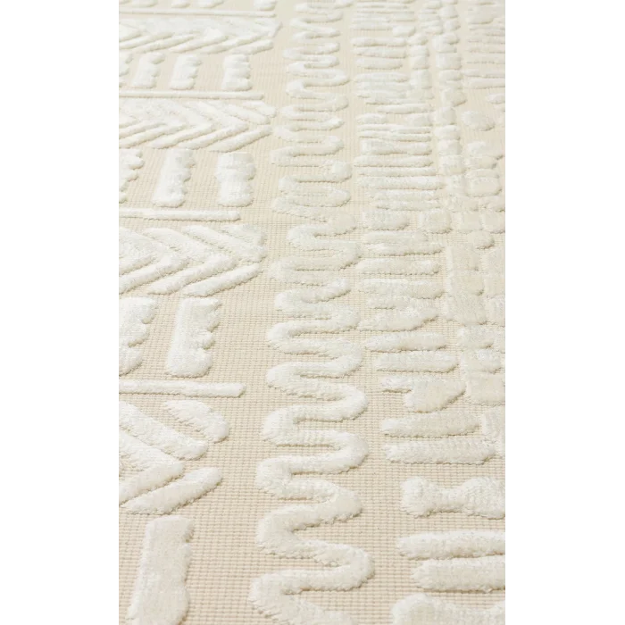 CENOVA HALI 0014 Yüksek Alçak Yumuşak Dokulu Modern Dokuma Halı