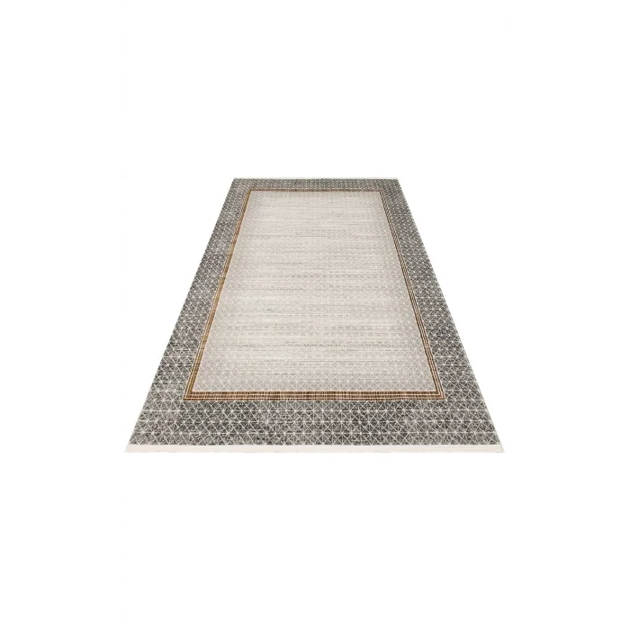 LISBON HALI 0059 Parlak Dokulu Modern Desenli Renkli Metalik Işıltılı Makine Halısı